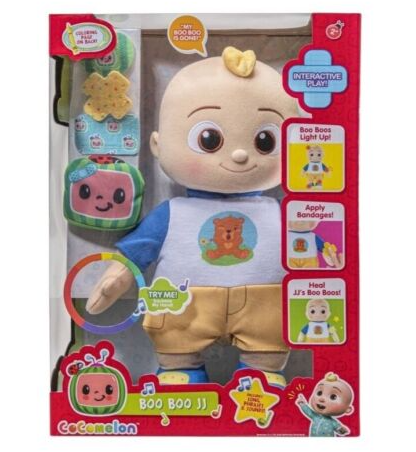 Cocomelon Boo Boo JJ Interactive Light-Up Plush 12inch CMW0249