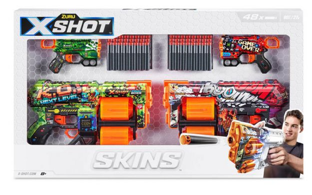 X-Shot Mix Combo Pack Dread And Menace XS-36542