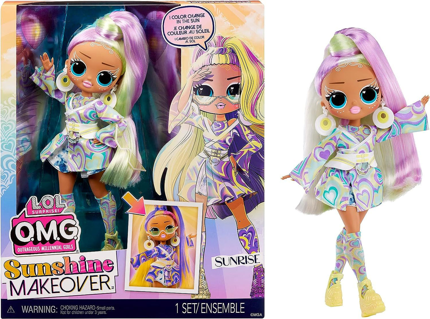 LOL Surprise! OMG Sunshine Makeover Fashion Doll - Sunrise MGA-589433