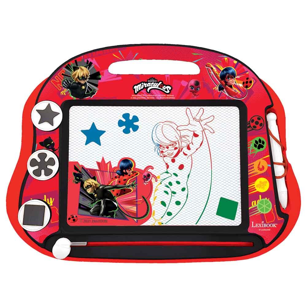 Lexibook Miraculous Magnetic Drawing Board with Accessories CRMI550