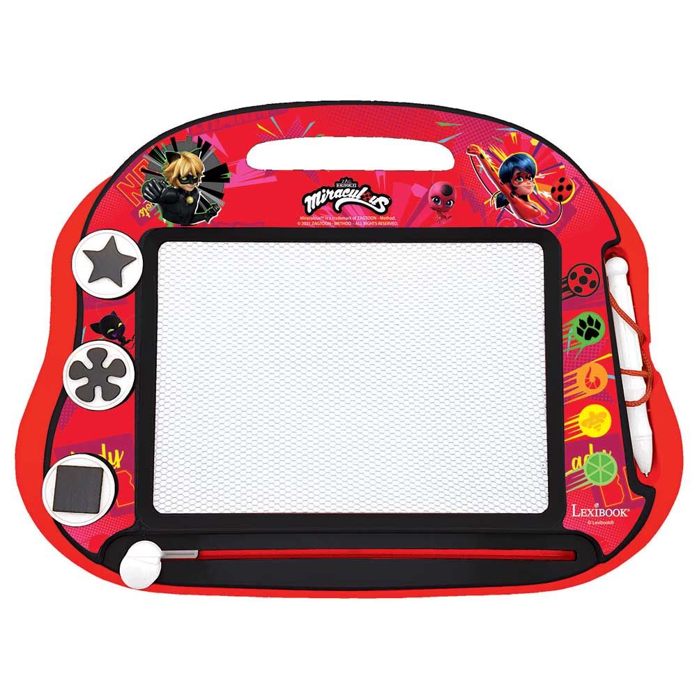 Lexibook Miraculous Magnetic Drawing Board with Accessories CRMI550