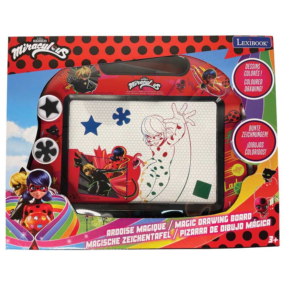 Lexibook Miraculous Magnetic Drawing Board with Accessories CRMI550