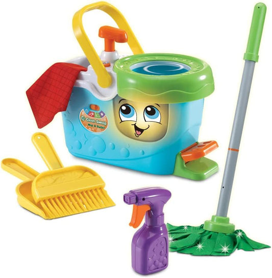 Leapfrog Clean Sweep Mop & Basket 80-615803