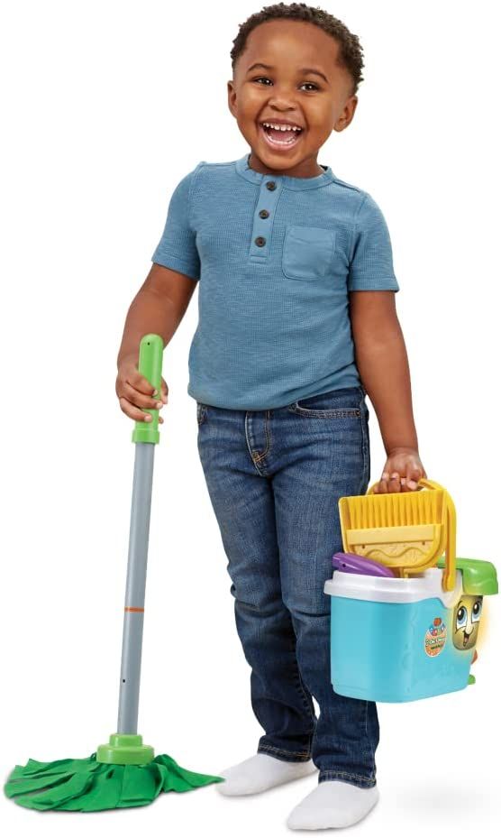 Leapfrog Clean Sweep Mop & Basket 80-615803