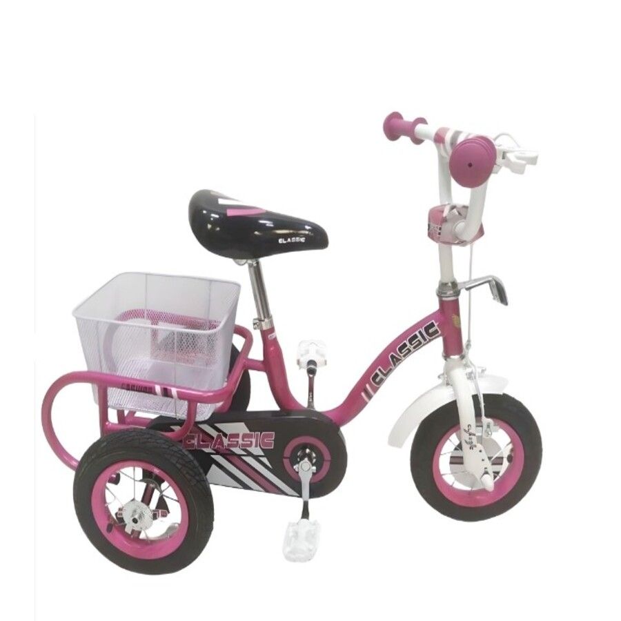 Tricycle 10 Basket Pink CL-1210