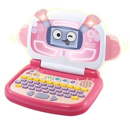 Leapfrog Clic The ABC-123 Laptop - Pink 80-615153