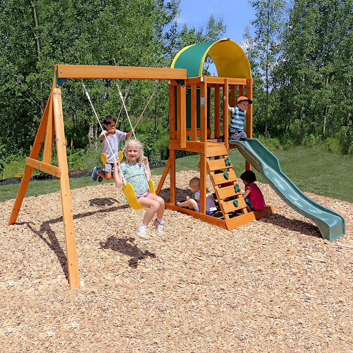 Kidkraft Ainsley Outdoor Swing Set/Playset B26415E