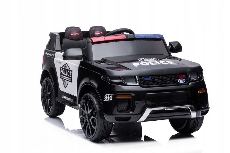 Police Car Electric Ride On Black BBH021Q