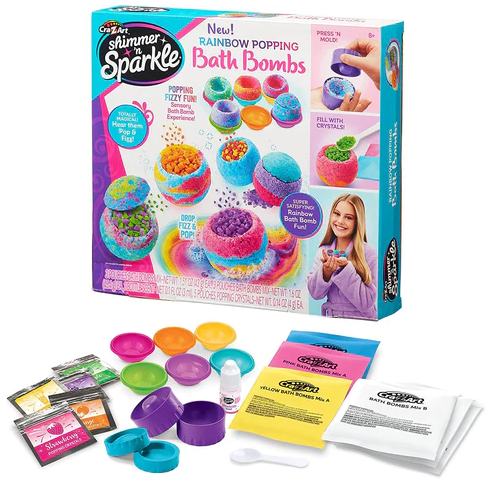 Shimmer N Sparkle Rainbow Popping Bath Bombs SNS-17345