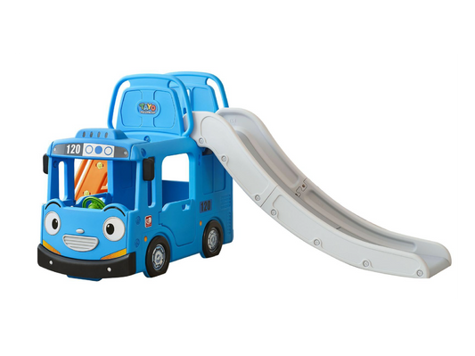 YaYa Little Tayo Bus 3in1 Slide Playset Blue Y2120