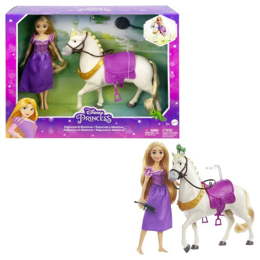 Disney Princess Fashion Doll & Horse - Rapunzel & Maximus HLW23