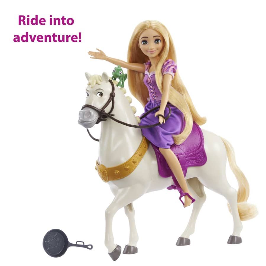 Disney Princess Fashion Doll & Horse - Rapunzel & Maximus HLW23