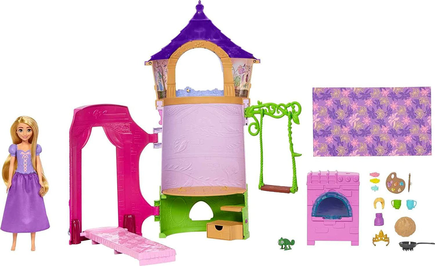 Disney Princess Rapunzel's Tower Playset HLW30