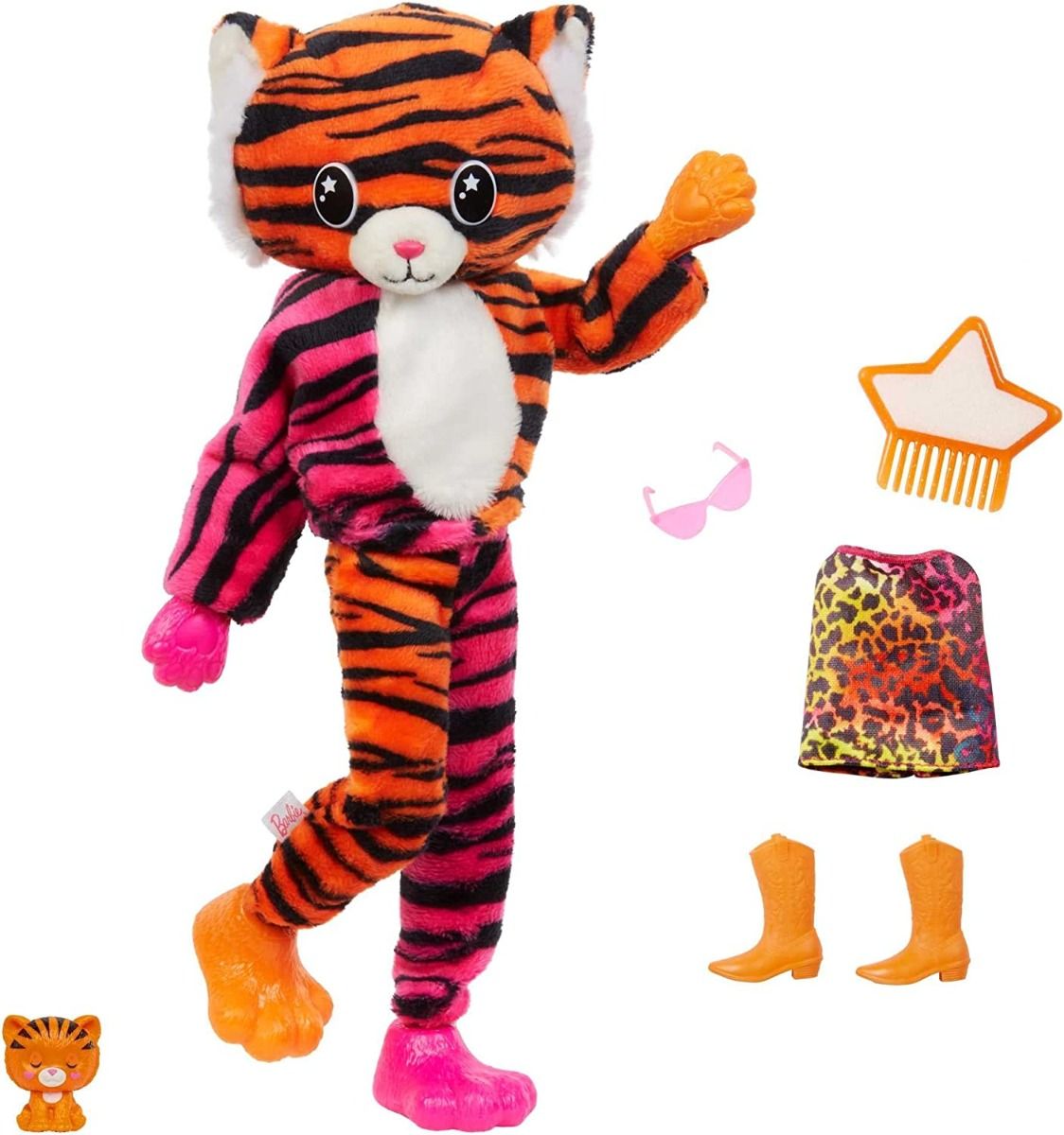 Barbie Cutie Reveal Jungle Series Tiger Doll HKP99