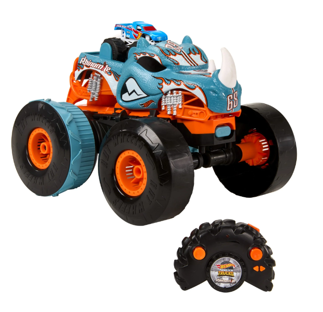 Hot Wheels Monster Trucks Transforming Rhinomite 1:12 HPK27