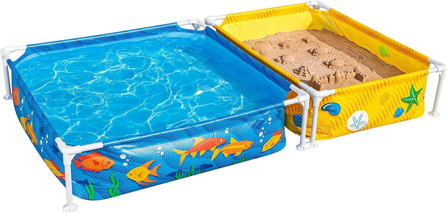 Bestway My First Frame Pool and Sandpit 2.13mx1.22mx30.5cm