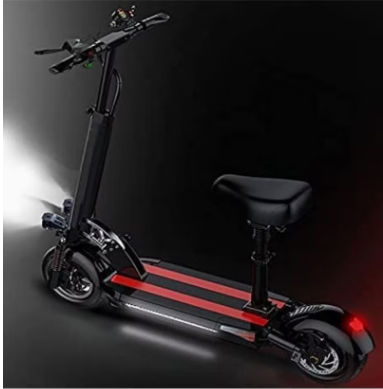 Electric Scooter With Seat 48V Red BD700