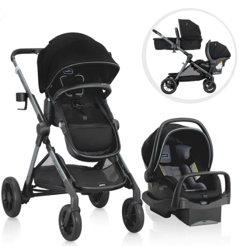 Evenflo Pivot Xpand Travel Stroller With Litemax Car Seat