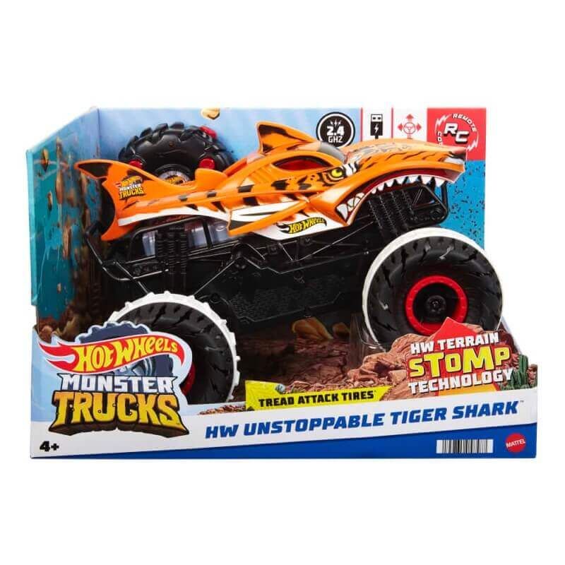 Hot Wheels Rc Monster Truck 1:15 Tiger Shark HGV87