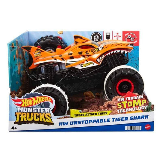 Hot Wheels Rc Monster Truck 1:15 Tiger Shark HGV87