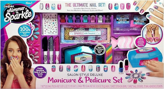 Shimmer N Sparkle Salon Style Deluxe Manicure & Pedicure SNS-65590