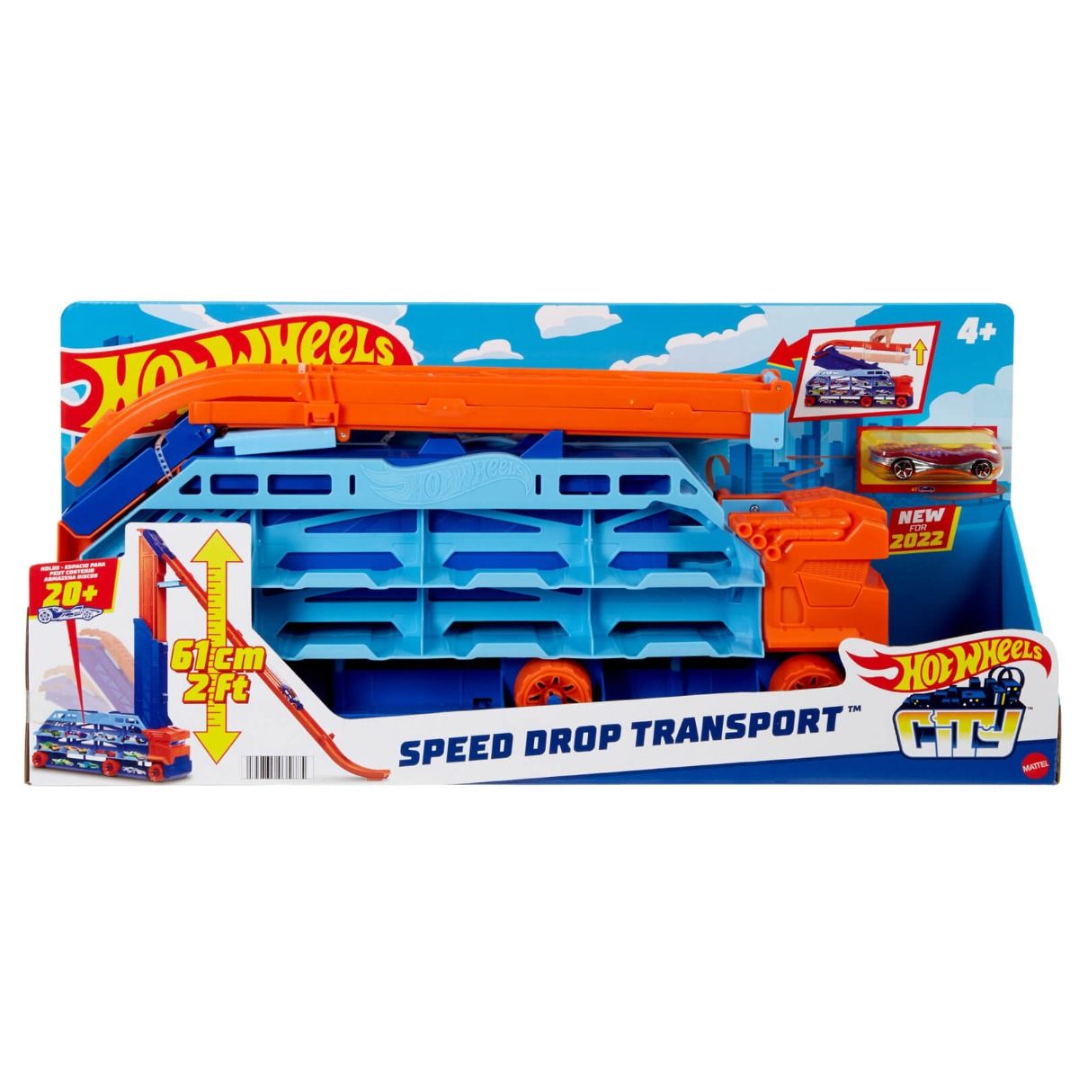 Hot Wheels City Speed Drop Transport HDY92