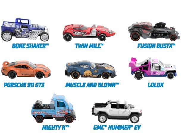 Hot Wheels Pull-Back Speeders HPR70