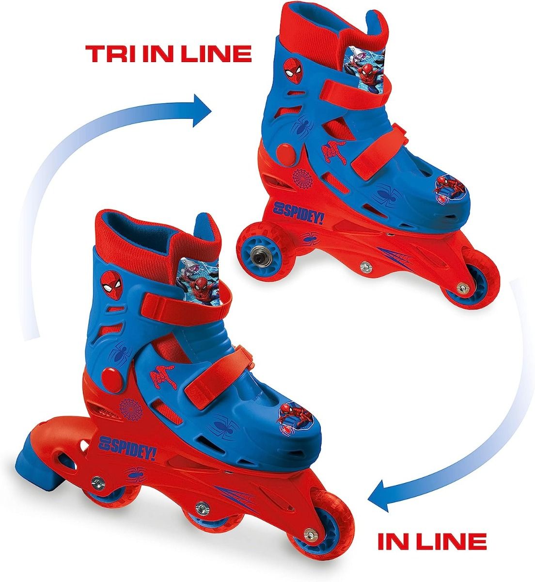 Mondo Spiderman 3W Inline Skates 28631