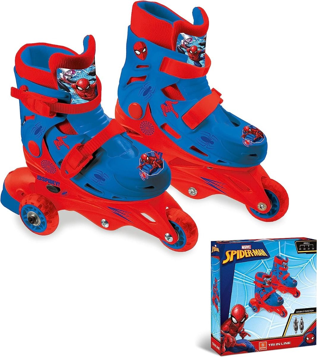 Mondo Spiderman 3W Inline Skates 28631