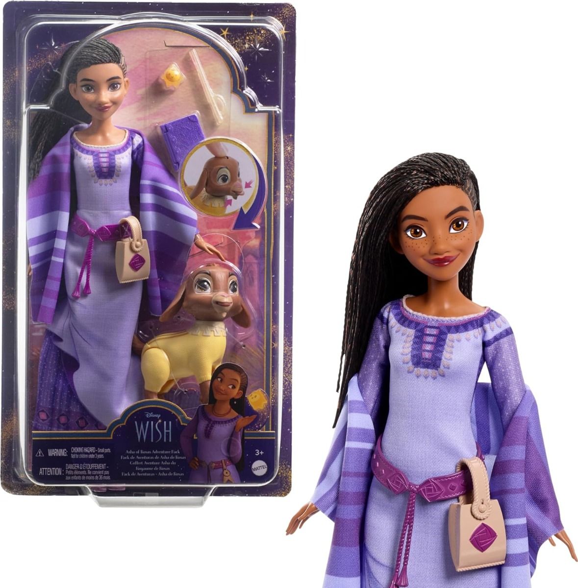 Disney Wish Fashion Doll Travel Pack HPX25