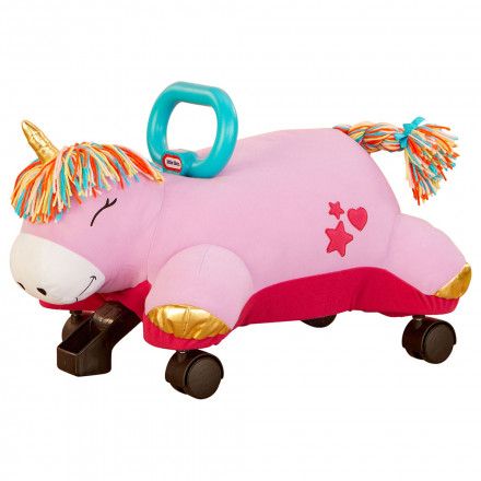 Little Tikes Unicorn Pillow Racer Soft Plush Ride-On 657351