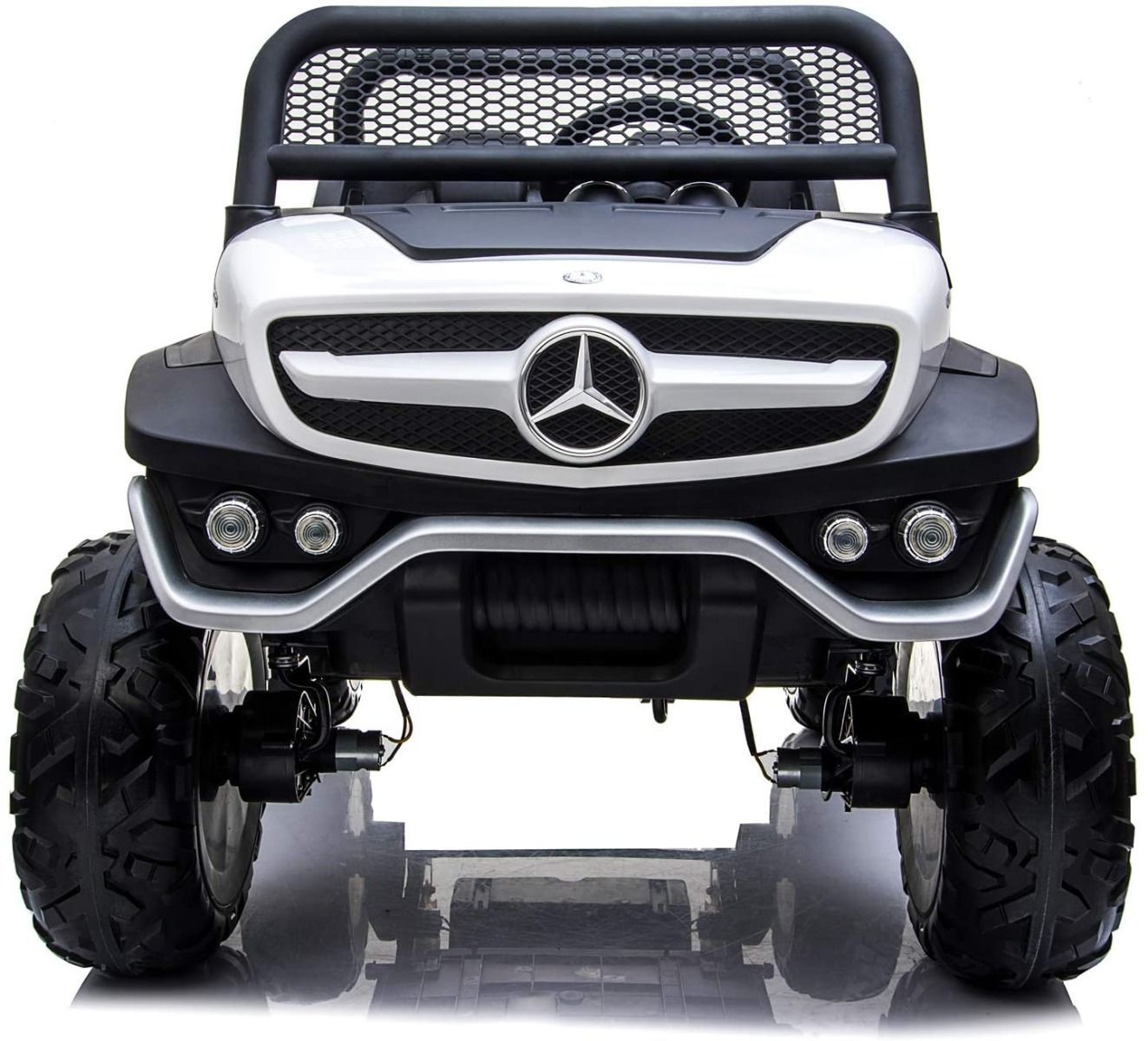 Mercedes-Benz AMG Unimog 4x4 Two Seat Ride On Car White 7988