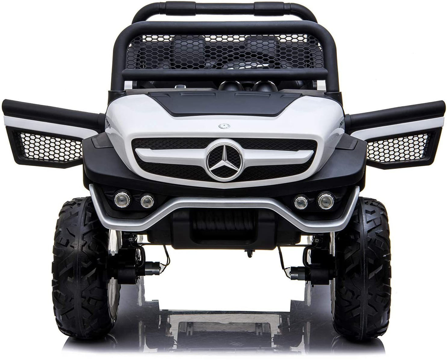 Mercedes-Benz AMG Unimog 4x4 Two Seat Ride On Car White 7988