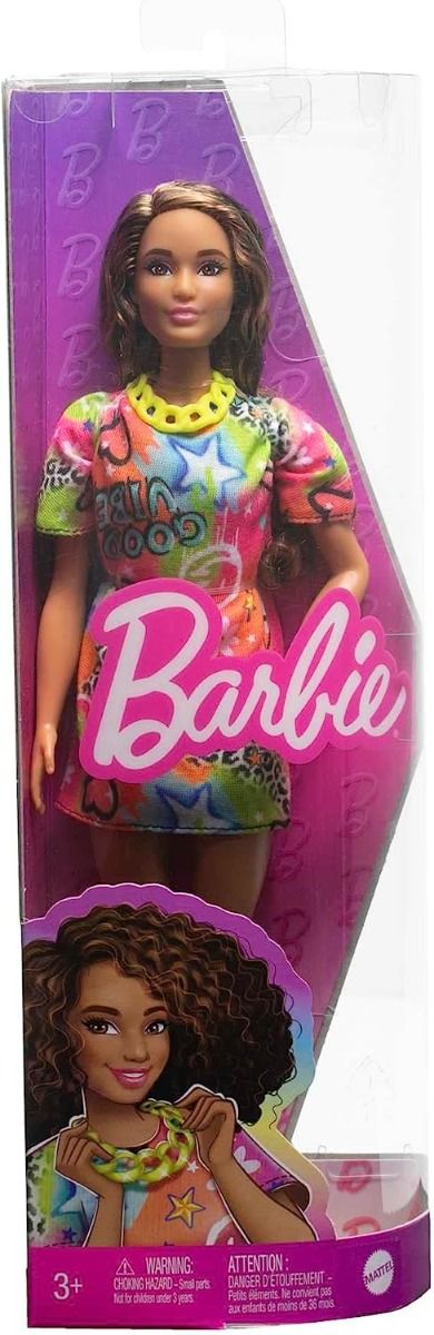 Barbie Fashionistas Doll - Good Vibes T-Shirt Dress HPF77