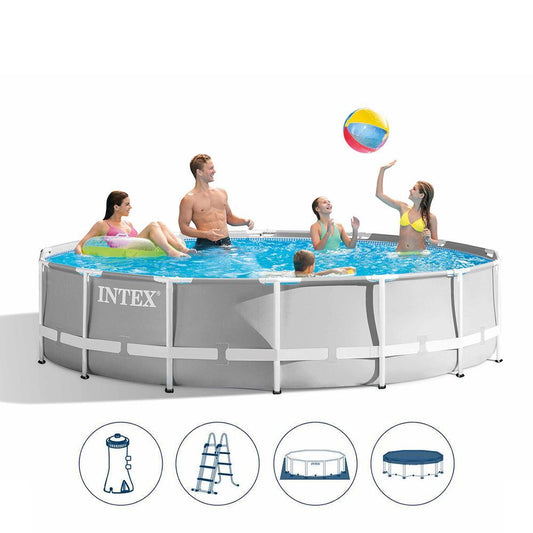 Intex Prism Frame Round Above Ground Pool 427x107cm 26720