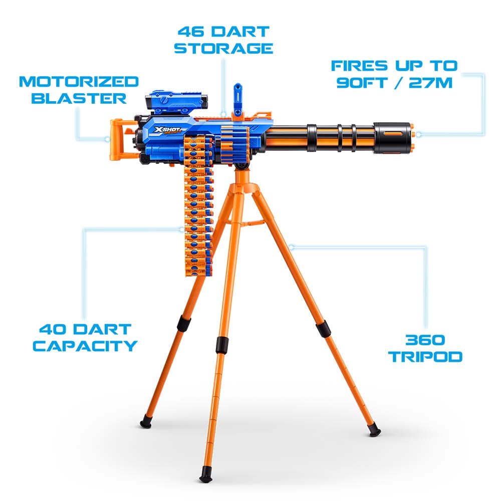 X-Shot Insanity Motorized Rage Fire XS-36605