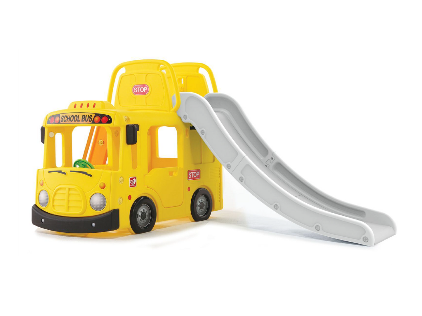 YaYa Little School Bus 3in1 Slide Playset Yellow Y2130