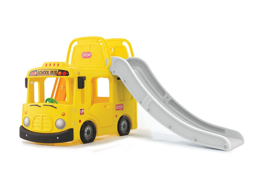 YaYa Little School Bus 3in1 Slide Playset Yellow Y2130